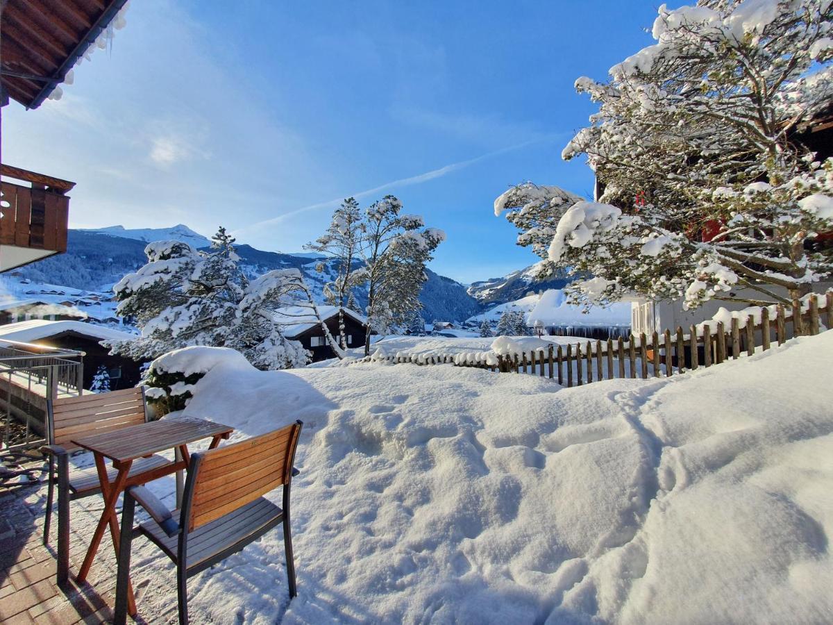 Mom - Alpine Boutique Apartments, Chalet Fagus, Terrace Studio Grindelwald Eksteriør billede
