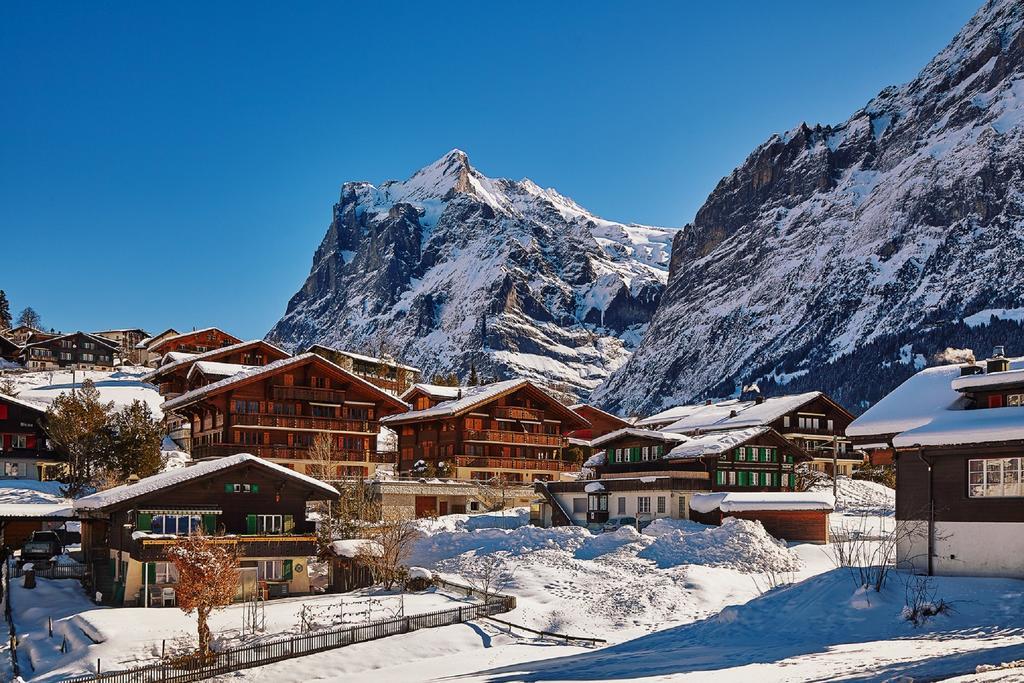 Mom - Alpine Boutique Apartments, Chalet Fagus, Terrace Studio Grindelwald Eksteriør billede