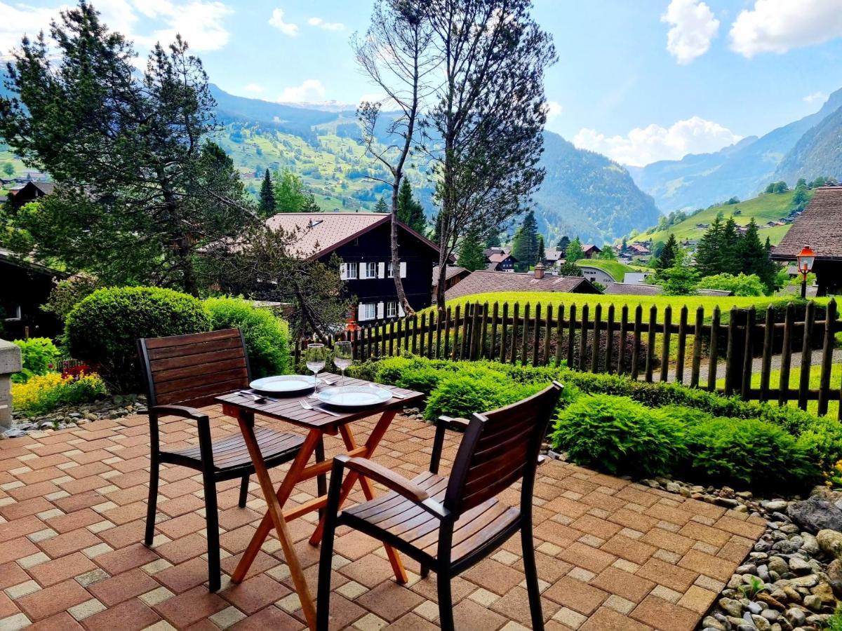 Mom - Alpine Boutique Apartments, Chalet Fagus, Terrace Studio Grindelwald Eksteriør billede